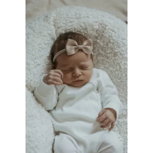 Hello little you - boxpakje rib ecru corduroy wit