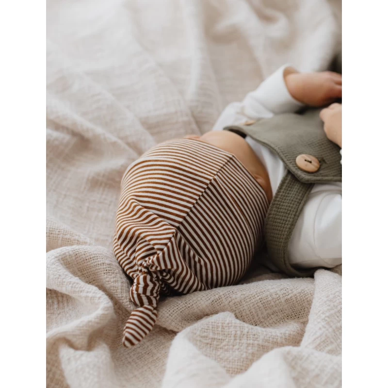 Hello little you - mutsje bruin gestreept