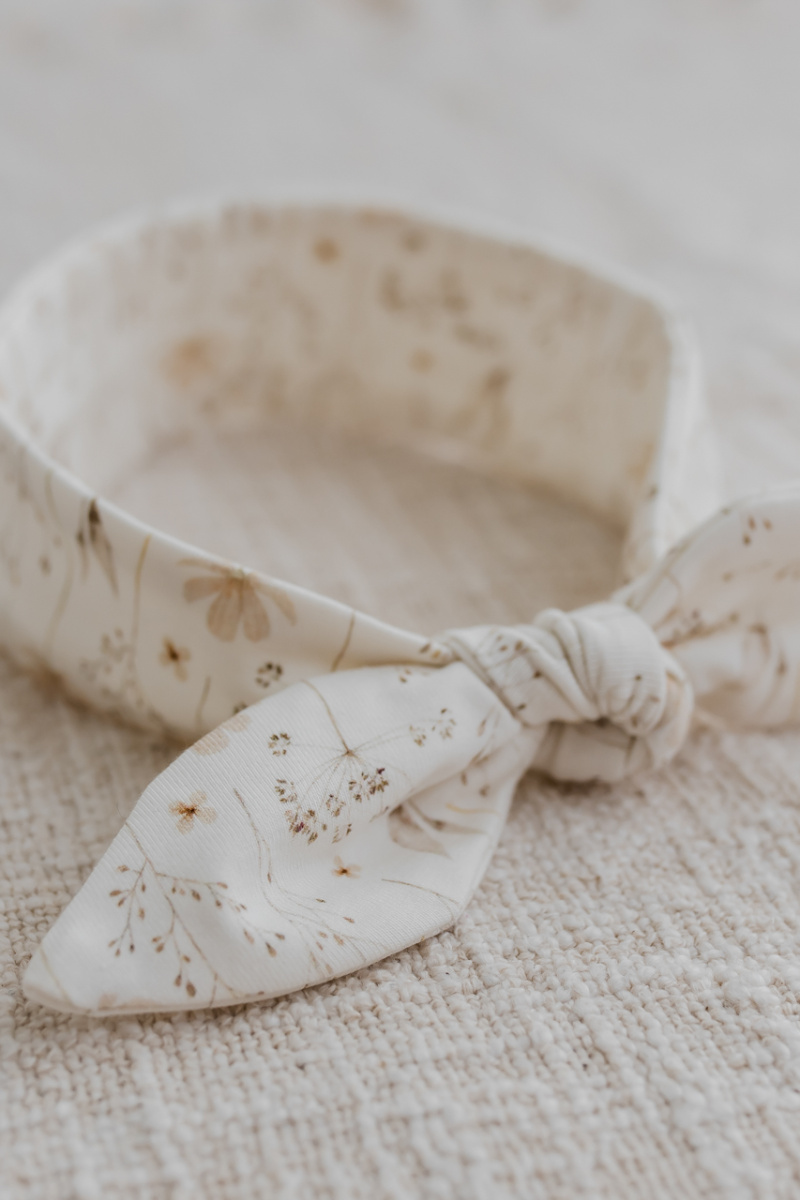 Hello little you - haarbandje fleur meisjes strikje newborn