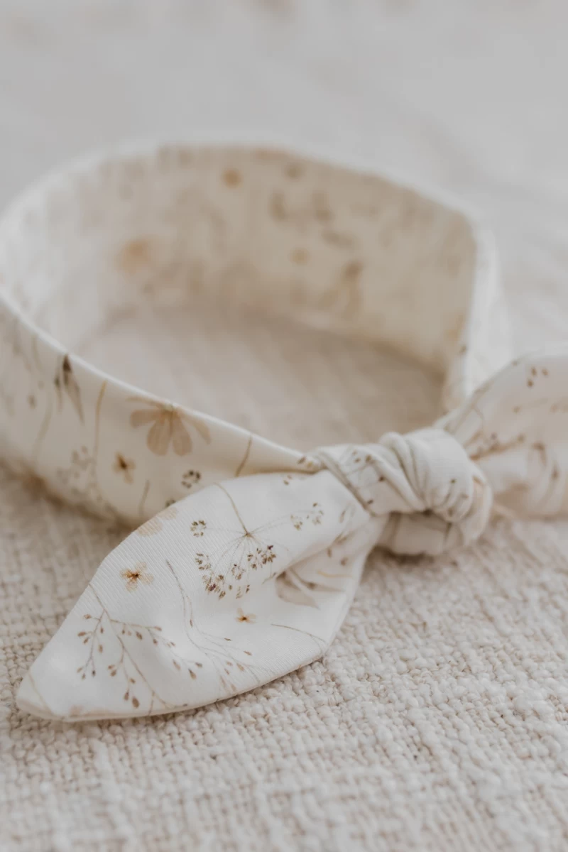 Hello little you - haarbandje fleur meisjes strikje newborn