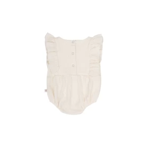 Zomerpakje ruffle embroidery flowers - achterkant Hello little you