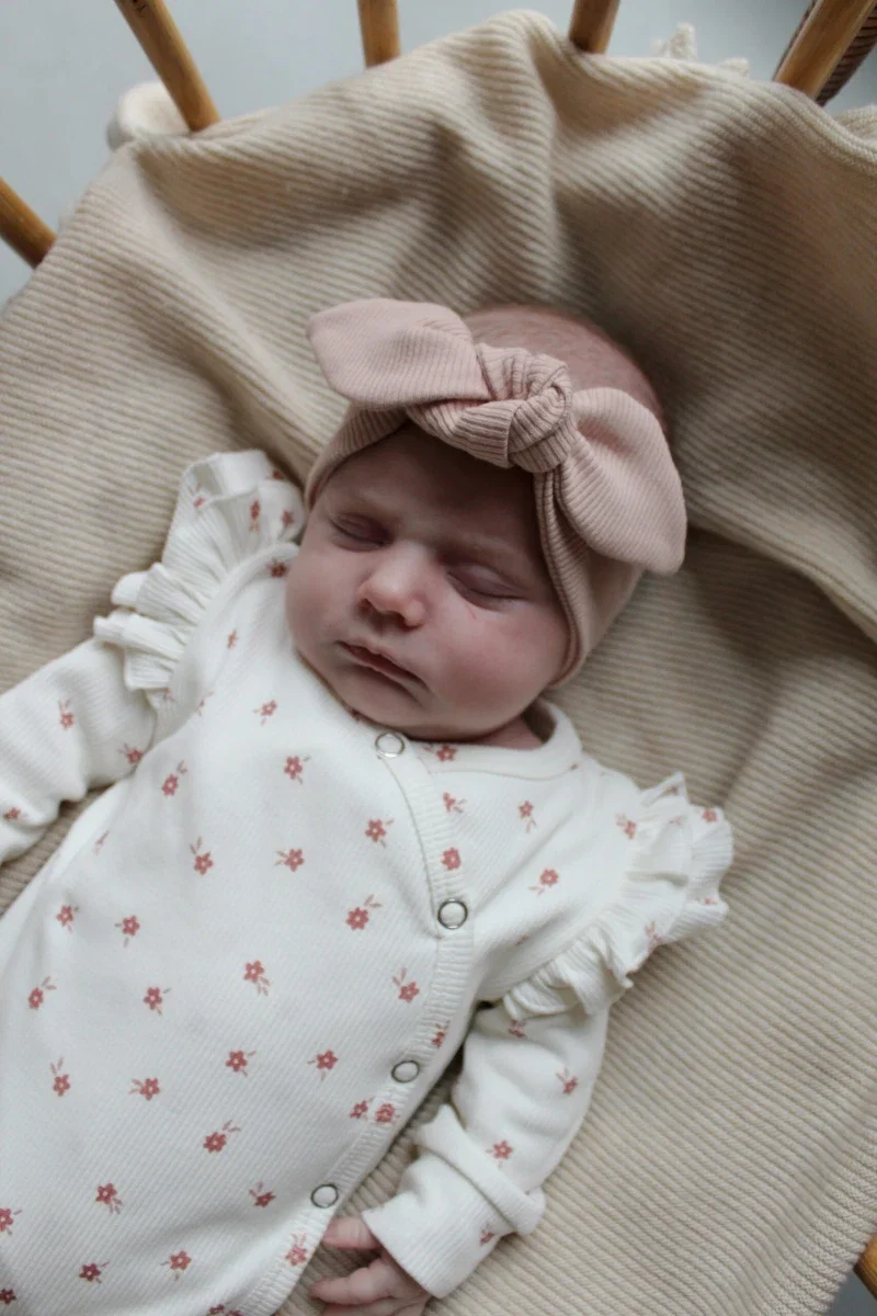 Boxpakje smalle rib petite fleur ruffle