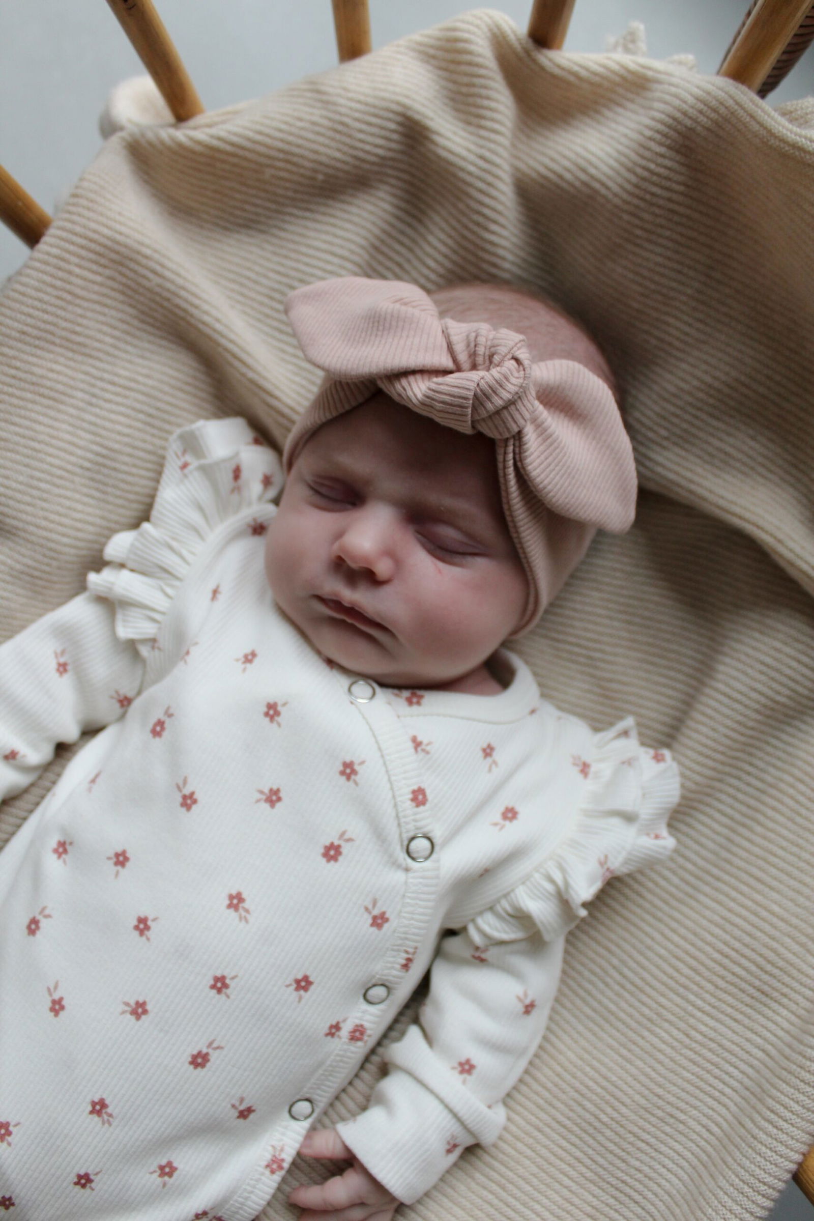 Boxpakje smalle rib petite fleur ruffle