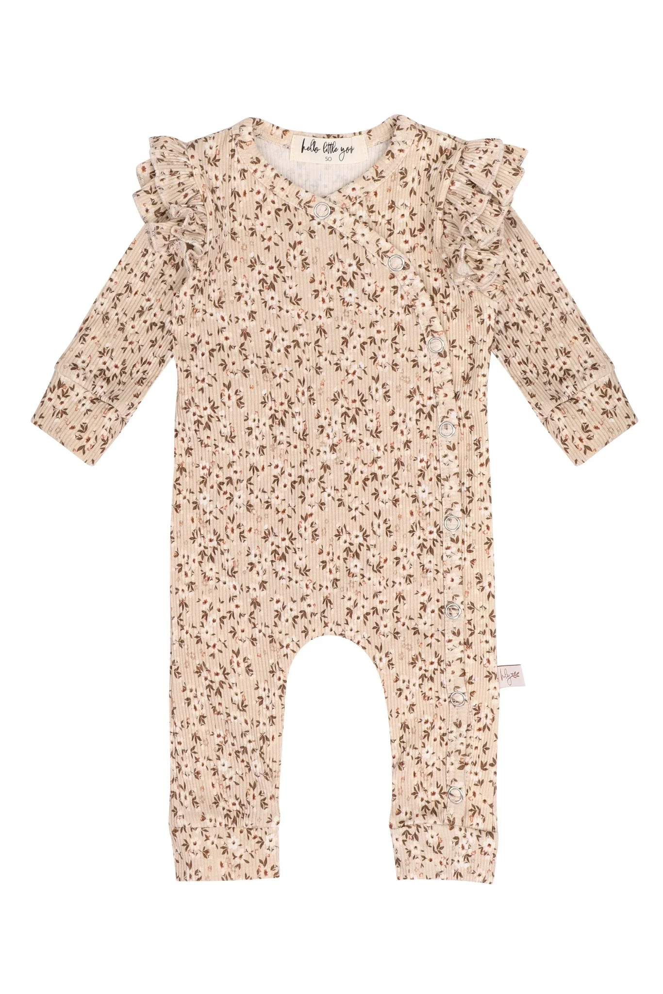 Boxpakje smalle rib blossom ruffle
