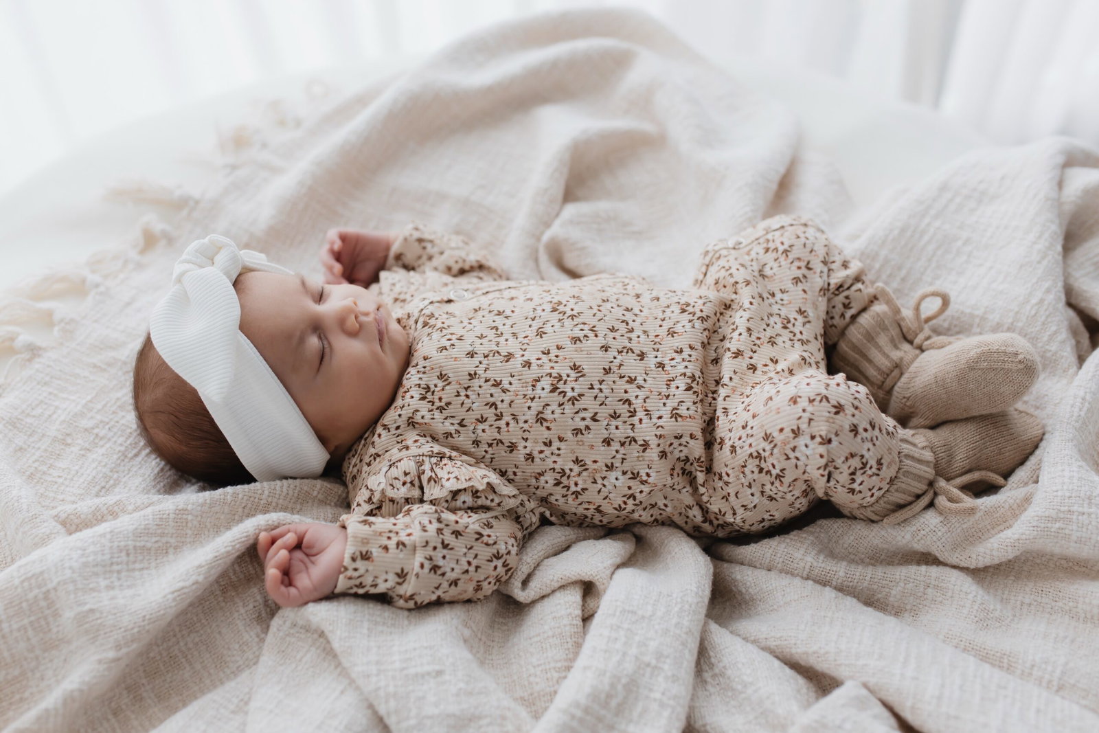 Boxpakje smalle rib blossom ruffle