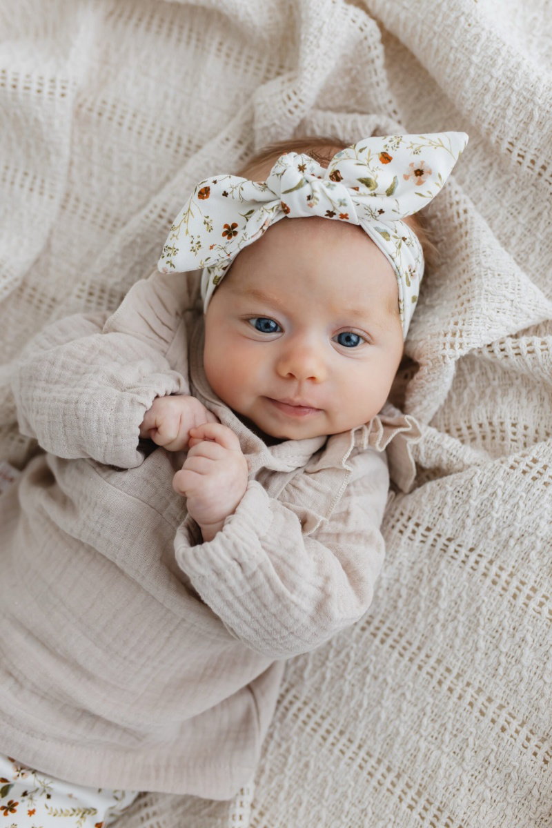 Haarbandje bloemetjes - duizend bloemen - millefleurs babymeisje